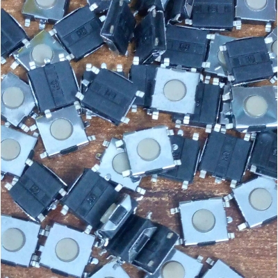 Picture of 5Pcs - SMD Momentary 5Pin Tactile Tact Push Button Reset Switch 5 Pin 6x6x1.5mm On Off PCB SMD Touch Switch Momentary Push Button Switch Push Switch Light Switch