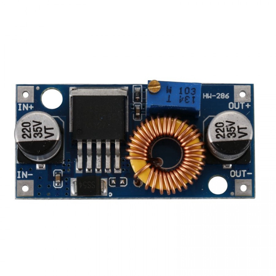 Picture of Buck Module XL4005 Buck Converter 75W 5A XL4005 DC-DC 5-32V Adjustable Step Down 5A Buck Power Supply Module Adapters XL4005 DC DC Step Down Buck Converter Power 5-32V To 0.8V-24V Adjustable Module