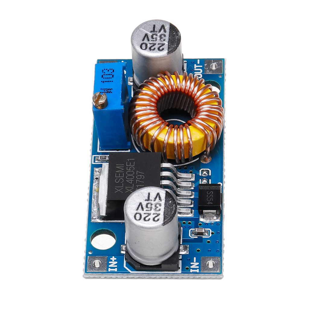 Picture of Buck Module XL4005 Buck Converter 75W 5A XL4005 DC-DC 5-32V Adjustable Step Down 5A Buck Power Supply Module Adapters XL4005 DC DC Step Down Buck Converter Power 5-32V To 0.8V-24V Adjustable Module