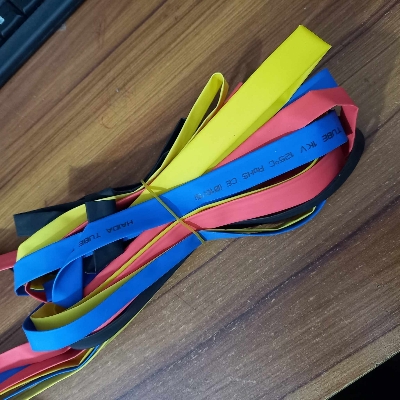 Picture of 4Gauge - 4Color 8 mm Heat Shrink Tube-[[ Red/Yellow/Blue/Black]]- Heatshrink Tube Shrinkable Wrap Wire Cables 8mm 4Colors Heatshrink Tube 10mm Heat Tube For Cables Connector Repairs
