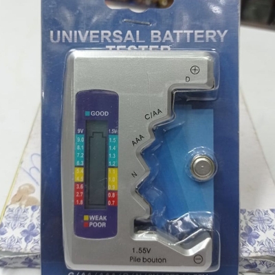 Picture of BATTERY CHECKER Universal Battery Capacity Checker Battery Power Checker Battery Voltage Checker For 18650 Battery AA AAA 9V 1.5V