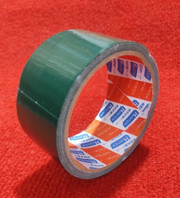 Picture of Rexene Tape GREEN Polyethylene Cloth Tape 2 Inch Tape 50mm Tape 10M Long Industrial Cloth Duct Tape  Adhesive Green Tape 2 Inch Polythene Cloth Tape Rexine Tape 2 Inch Binding Tape