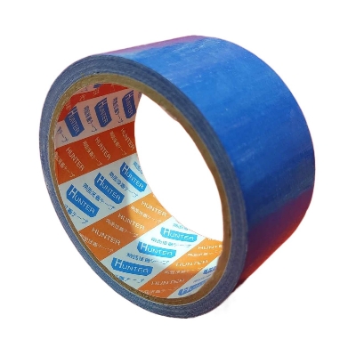 Picture of Rexene Tape BLUE Polyethylene Cloth Tape 2 Inch Tape 50mm Tape 10M Long Industrial Cloth Duct Tape Adhesive Blue Tape 2 Inch Polythene Cloth Tape Rexine Tape 2 Inch Binding Tape