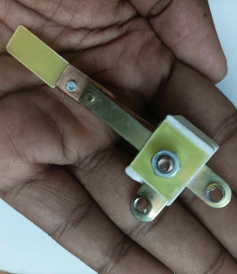 Picture of Rice Cooker Pati Switch Rice Cooker Contact Switchs Contact T Switch Contact Switch Universal Rice Cooker Switch Assembly Rice Cooker Rice Cooler Silver Plated Contact T-Switch
