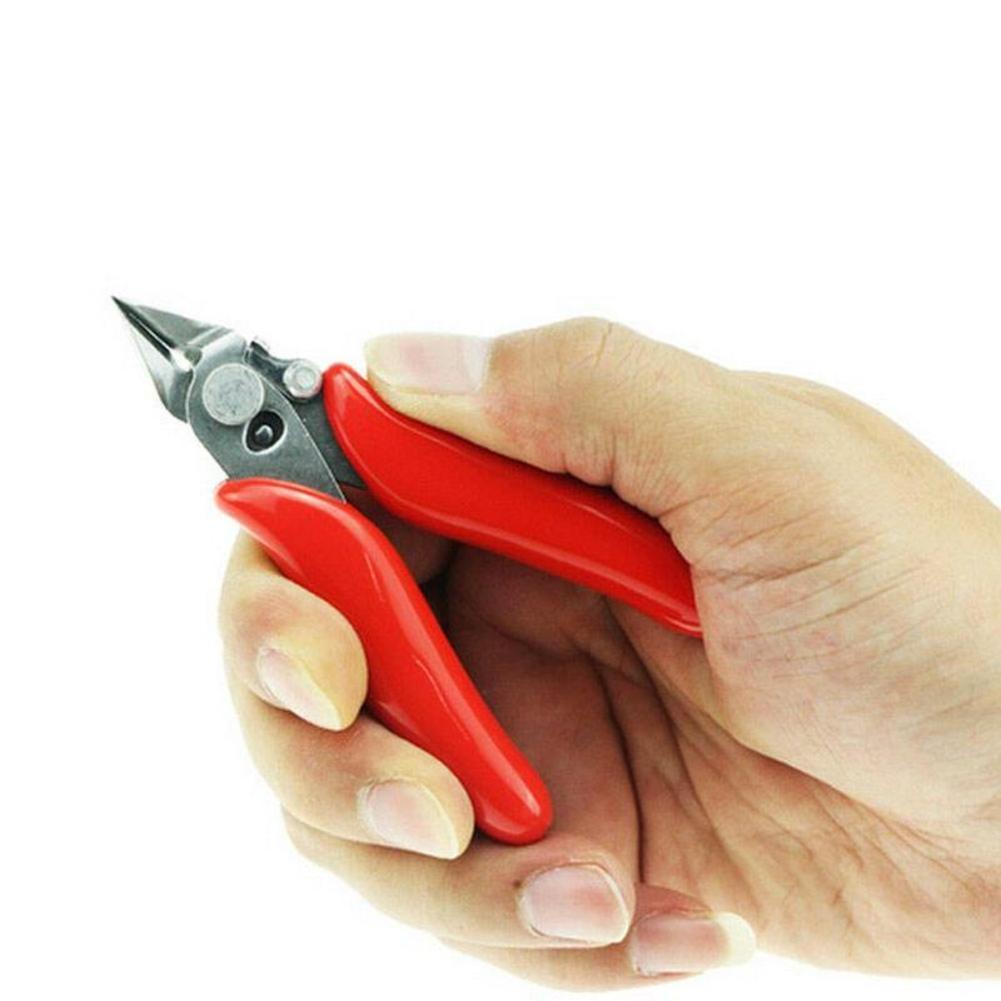 Picture of Mini 3.5 Inch Wire Cable Cutters Cutting Side Snips Pliers Tools Lock Nipper with Flush Hand Diagonal Mini Pliers Small Soft Cutting Electronic Pliers Wire Cutters 3.5 Inch Mini Cutting Pliers Tools