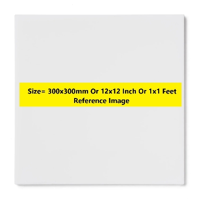 Picture of WHITE 4mm Acrylic Sheet 4mm White Plastic Sheet 4mm Thick Acrylic Sheets Cutting Size 300x300mm Or 12×12 Inch Or 1×1 Feet 12 Inch Acrylic Sheet White Perspex Acrylic Sheet 4mm White Acrylic Plexiglass