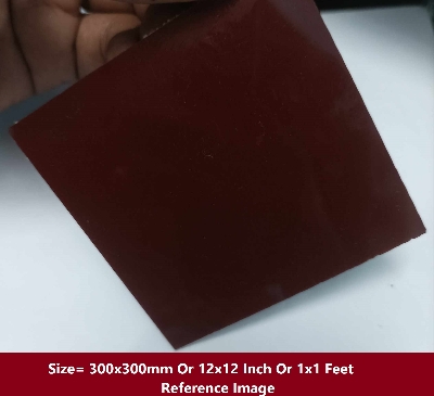Picture of BROWN 2mm Acrylic Sheet 2mm Brown Plastic Sheet 2mm Thick Acrylic Sheets Cutting Size 300x300mm Or 12×12 Inch Or 1×1 Feet 12 Inch Acrylic Sheet Brown Perspex Acrylic Sheet 2mm Brown Acrylic Plexiglass