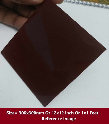 Picture of BROWN 2mm Acrylic Sheet 2mm Brown Plastic Sheet 2mm Thick Acrylic Sheets Cutting Size 300x300mm Or 12×12 Inch Or 1×1 Feet 12 Inch Acrylic Sheet Brown Perspex Acrylic Sheet 2mm Brown Acrylic Plexiglass