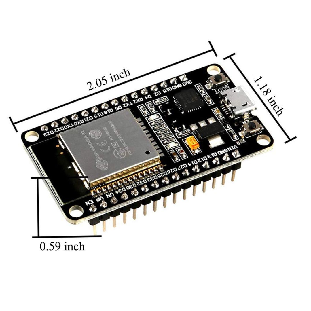 Picture of ESP32 ESP-WROOM-32 30Pin NodeMCU-32S Lua WiFi Bluetooth Development Board Serial Bluetooth Compatible Module ESP32 Development Board Wireless Module Adapters