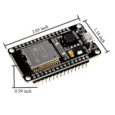 Picture of ESP32 ESP-WROOM-32 30Pin NodeMCU-32S Lua WiFi Bluetooth Development Board Serial Bluetooth Compatible Module ESP32 Development Board Wireless Module Adapters