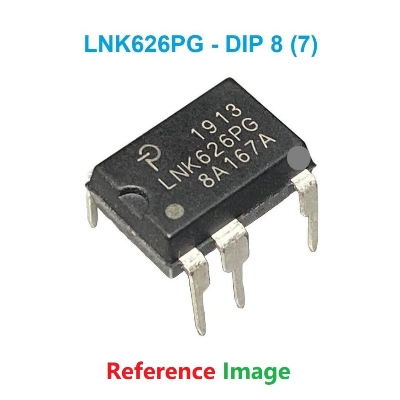 Picture of LNK626PG AC DC Converter IC LNK626PG Power IC For Welding Machine Power Supply LNK626PG Off Line Switching IC 7 Pin Leads LNK626 IC