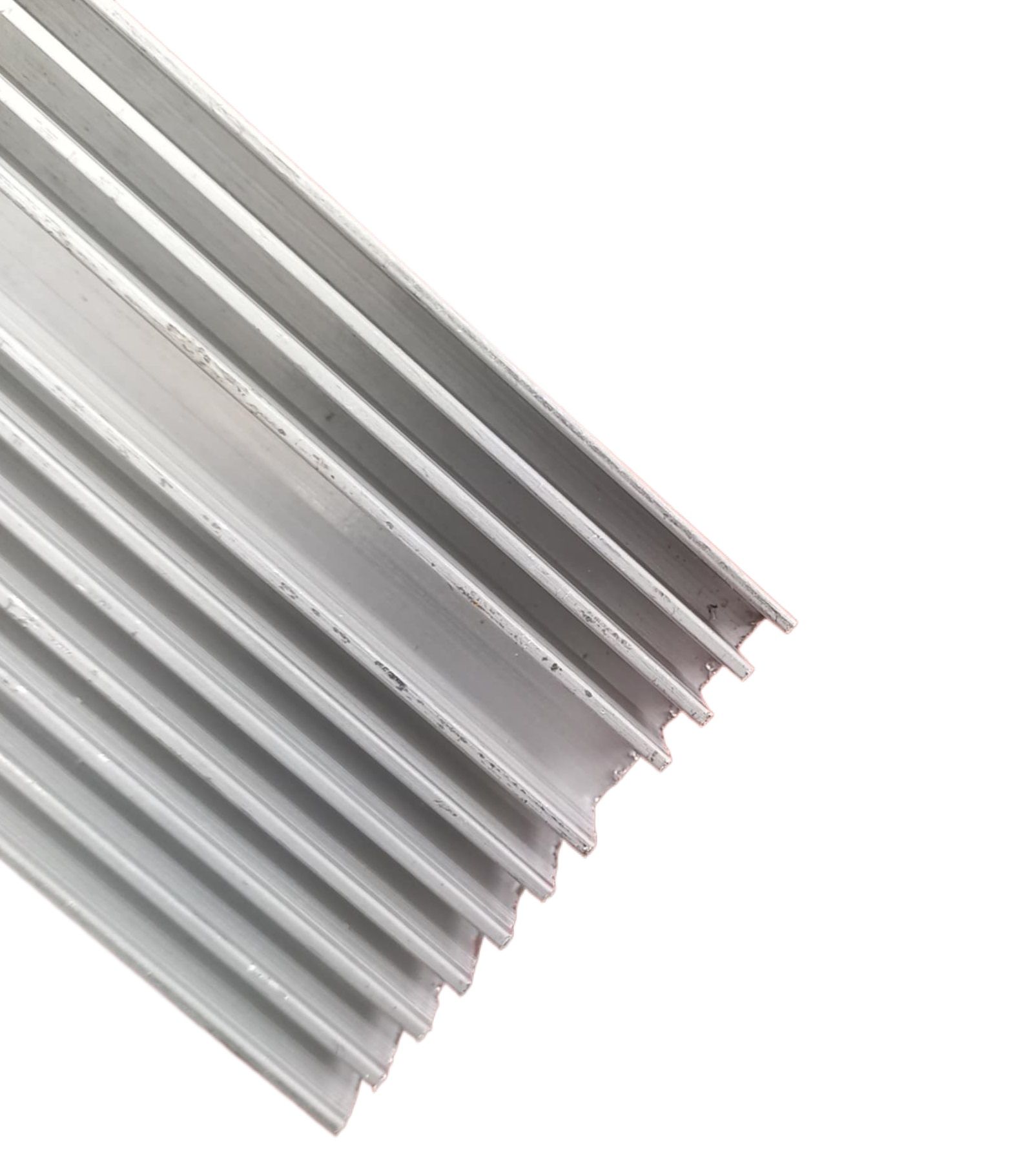 Picture of Long 6 Inch DOUBLE Side Finned Aluminum Heatsink 6 Inch Aluminium Heatsink Cooling Radiator 6×2.3×1.1 Inch Aluminium Heat Sink Tools Sets Silver Tone Aluminum Heat Sink For Inverter Transistor IC 6 Inch Heatsink
