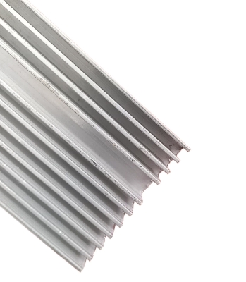 Picture of Long 6 Inch DOUBLE Side Finned Aluminum Heatsink 6 Inch Aluminium Heatsink Cooling Radiator 6×2.3×1.1 Inch Aluminium Heat Sink Tools Sets Silver Tone Aluminum Heat Sink For Inverter Transistor IC 6 Inch Heatsink