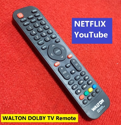 Picture of WAL-TON DOLBY TV Remote Controller WAL-TON Remote Control TV Remote Smart TV Remote For Smart LED TV Remote NETFLIX YouTube