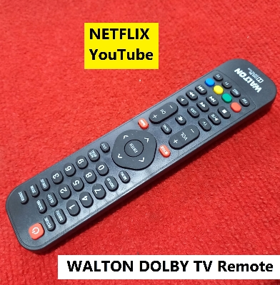 Picture of WAL-TON DOLBY TV Remote Controller WAL-TON Remote Control TV Remote Smart TV Remote For Smart LED TV Remote NETFLIX YouTube