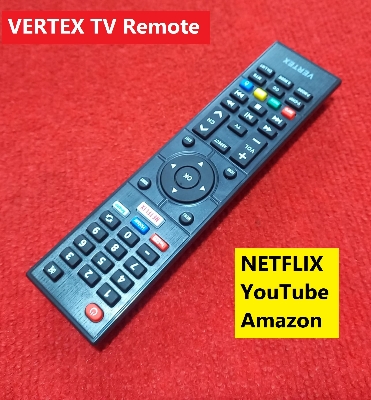 Picture of VERTEX TV Remote Controller VERTEX Remote Control TV Remote Smart LCD TV Remote For LED TV Remote NETFLIX YouTube Amazon