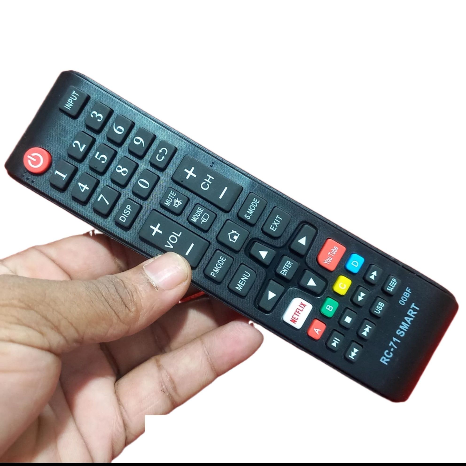 Picture of RC-71 TV Remote Controller RC-71 Remote Control TV Remote For Smart LED TV Remote NETFLIX YouTube