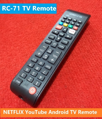 Picture of RC-71 TV Remote Controller RC-71 Remote Control TV Remote For Smart LED TV Remote NETFLIX YouTube