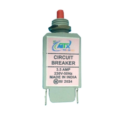 Picture of 3.5A Grinder RESET SWITCH Mixer Grinder Circuit Breaker For Electrical Mixer Grinder Blender Machine 3.5Amp 230V Over Load Protector Reset Blinder Machine Switches