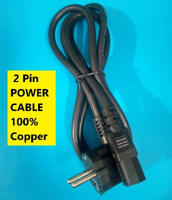 Picture of POWER CABLE 2 Pin 220V 5000W Cables 1.5M 2 Pin Rice Cooker Cable AC Power Cables For Rice Cooker Monitor Printer Computer Power Cable For PC Power Cord Cables 100% Copper Cable
