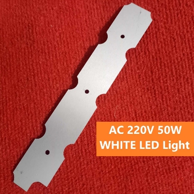 Picture of CH50W WHITE Light 50W AC LED Light Bulbs 220V LED Light 50W White LED Light Bulbs Direct 50W LED Light 225x36mm 64Pcs SMD LED 220V White LED Light 50W Plate