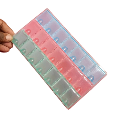 Picture of 15 Slots Components Storage Box 15 Slots Multi Functional Transparent Plastic Storage Box Case 15 Grid Slots 15 Compartments For Jewelry Parts & Electronic Parts Storage