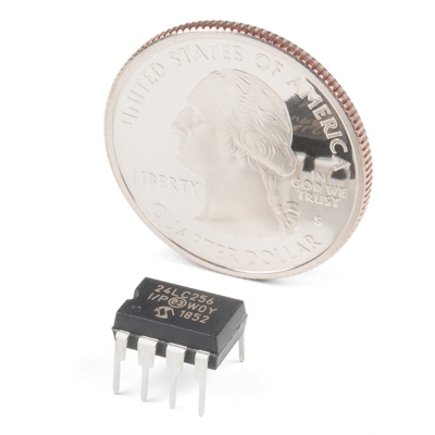 Picture of 24LC256P IC 24LC256 Serial CMOS EEPROM 256KB 32Kx8 Serial 24LC256P EEPROM IC DIP-8 8 Pin Leads Package IC 24LC256P EEPROM IC
