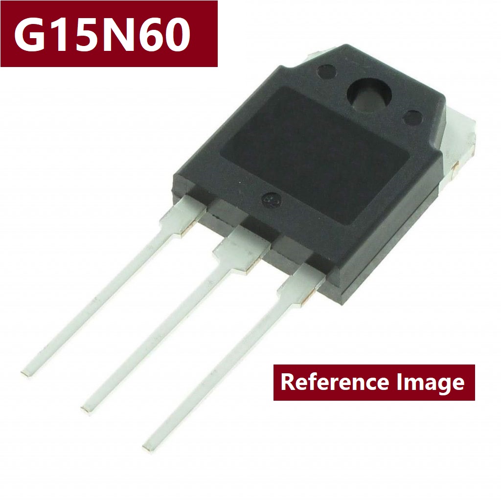 Picture of G15N60 Transistor IGBT G15N60 15A 600V IGBT 3 Pin Leads G15N60 IGBT Transistors PNP G15N60 IC 600V 15A Fast IGBT TO-247 Package