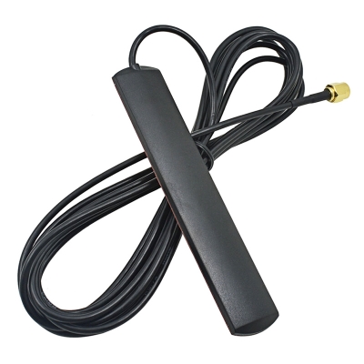 Picture of SMA Flat Blade Antenna Frequency 915MHz With 3M Cables With Adhesive Sticker Mount Patch Antenna