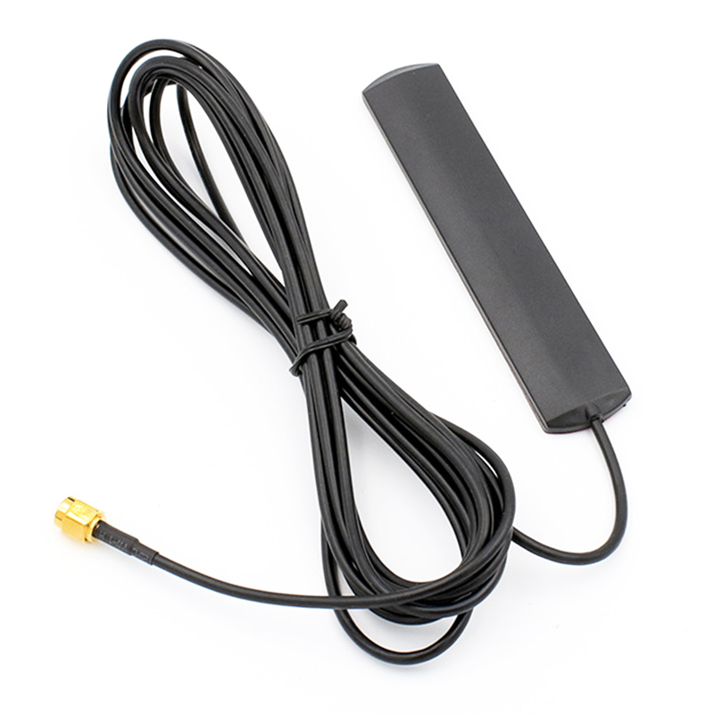 Picture of SMA Flat Blade Antenna Frequency 915MHz With 3M Cables With Adhesive Sticker Mount Patch Antenna