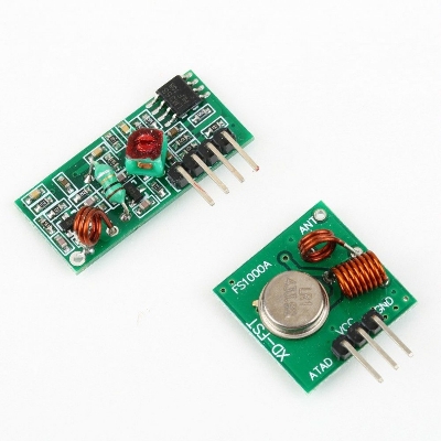 Picture of FS1000A 433MHz TX RX RF Radio Module FS1000A Transmitter Receiver 433MHz Module For Arduino FS1000A 433MHz RF Transmitter Receiver Module Adapters
