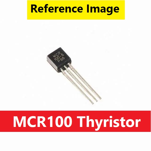 Picture of 10Pcs - MCR100 Thyristor MCR100-6 400V 0.8A MCR100 Transistor Thyristor 3 Pin Leads TO-92 Package SCR MCR100-6 SCR Thyristor