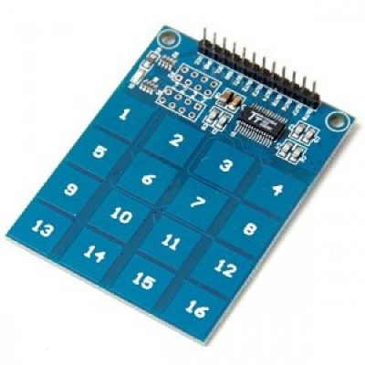 Picture of 16 CHANNEL TTP229 Touch Sensor Module TTP229 Capacity Touch Sensor 4×4 16 Channel Digital Capacitive Switches Touch Sensor Module 4×4 Ways