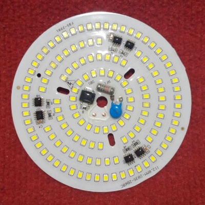 Picture of Waterproof Round WHITE 50W DIRECT AC 220V 50Watt LED Light Bulbs 112mm 96Pcs White SMD LED Light Board 220V SMD LED Light Plate SMD LED Light 50W With MOV