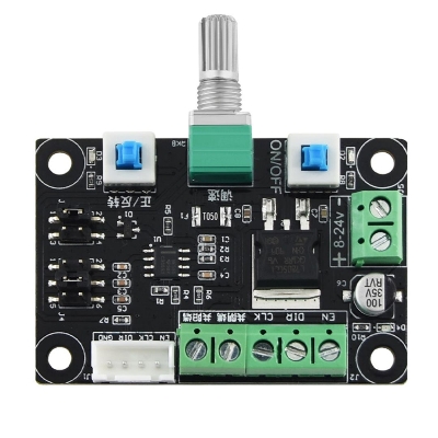 Picture of PWM Stepper Motor Driver Controller 12V-24V Stepper Motor Pulse PWM Signal Generate Module Adapters Motor Speed Controller Frequency Direction Control