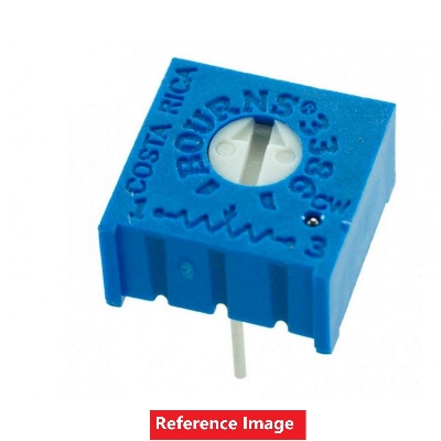 Picture of 3Pcs - 3386 SQUARE 102 1K Potentiometer 3 Pin Leads Trimpot 1K 102 Variable Resistor Volume Control Pot 1K Resistor 1K Volume 1K Variable Resistor 102 Potentiometer 1/2W Multiturn