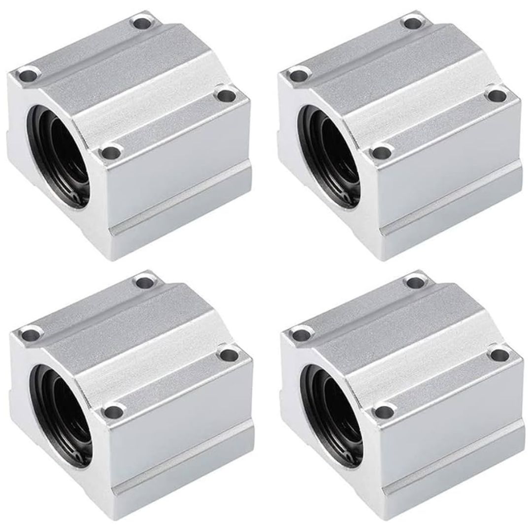 Picture of Aluminum Linear Motion 8mm Ball Bearing Slide Bushing 34x30x22mm Solid Polymer Linear Motion Shaft SC8UU For CNC Machine 3D Printer