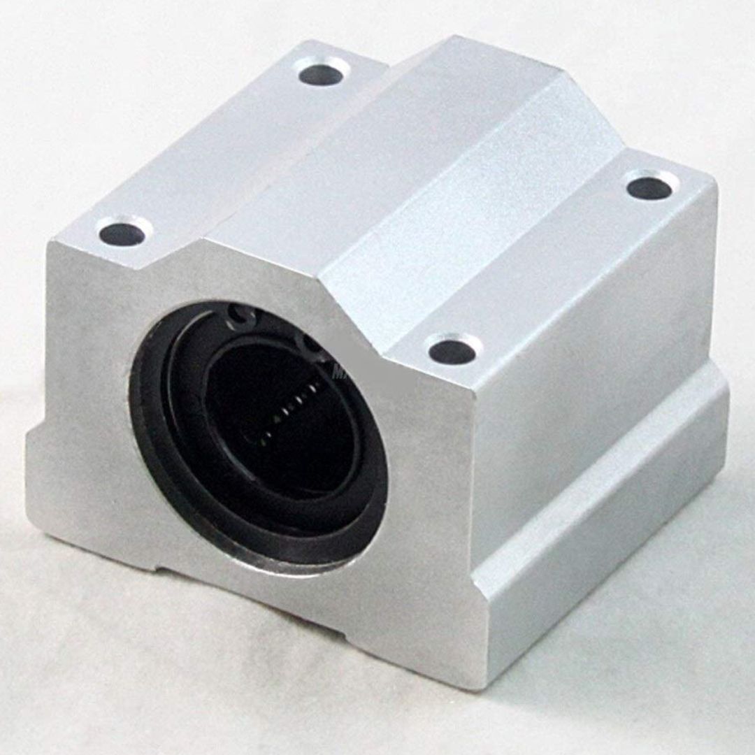 Picture of Aluminum Linear Motion 8mm Ball Bearing Slide Bushing 34x30x22mm Solid Polymer Linear Motion Shaft SC8UU For CNC Machine 3D Printer