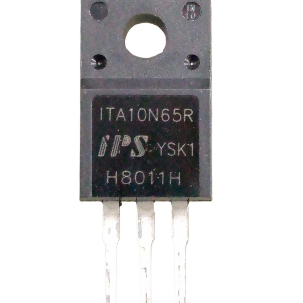 Picture of ITA10N65R IC 10N65 MOSFET ITA10N65R 650V 10A MOSFET IC TO-220 Package 3 Pin Leads MOSFET ITA10N65R NPN Transistor