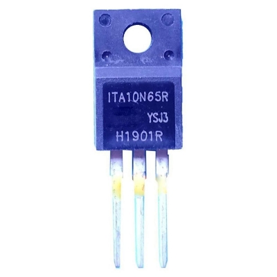 Picture of ITA10N65R IC 10N65 MOSFET ITA10N65R 650V 10A MOSFET IC TO-220 Package 3 Pin Leads MOSFET ITA10N65R NPN Transistor