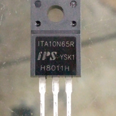 Picture of ITA10N65R IC 10N65 MOSFET ITA10N65R 650V 10A MOSFET IC TO-220 Package 3 Pin Leads MOSFET ITA10N65R NPN Transistor