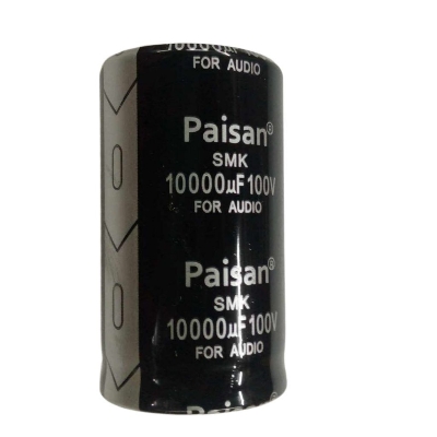 Picture of Better Quality PAISAN 10000uF 100V Capacitor RADIAL Electrolytic Capacitor 10000uF Capacitor 100V 10000uF Polarized Aluminum Capacitors 2 Pin Leads
