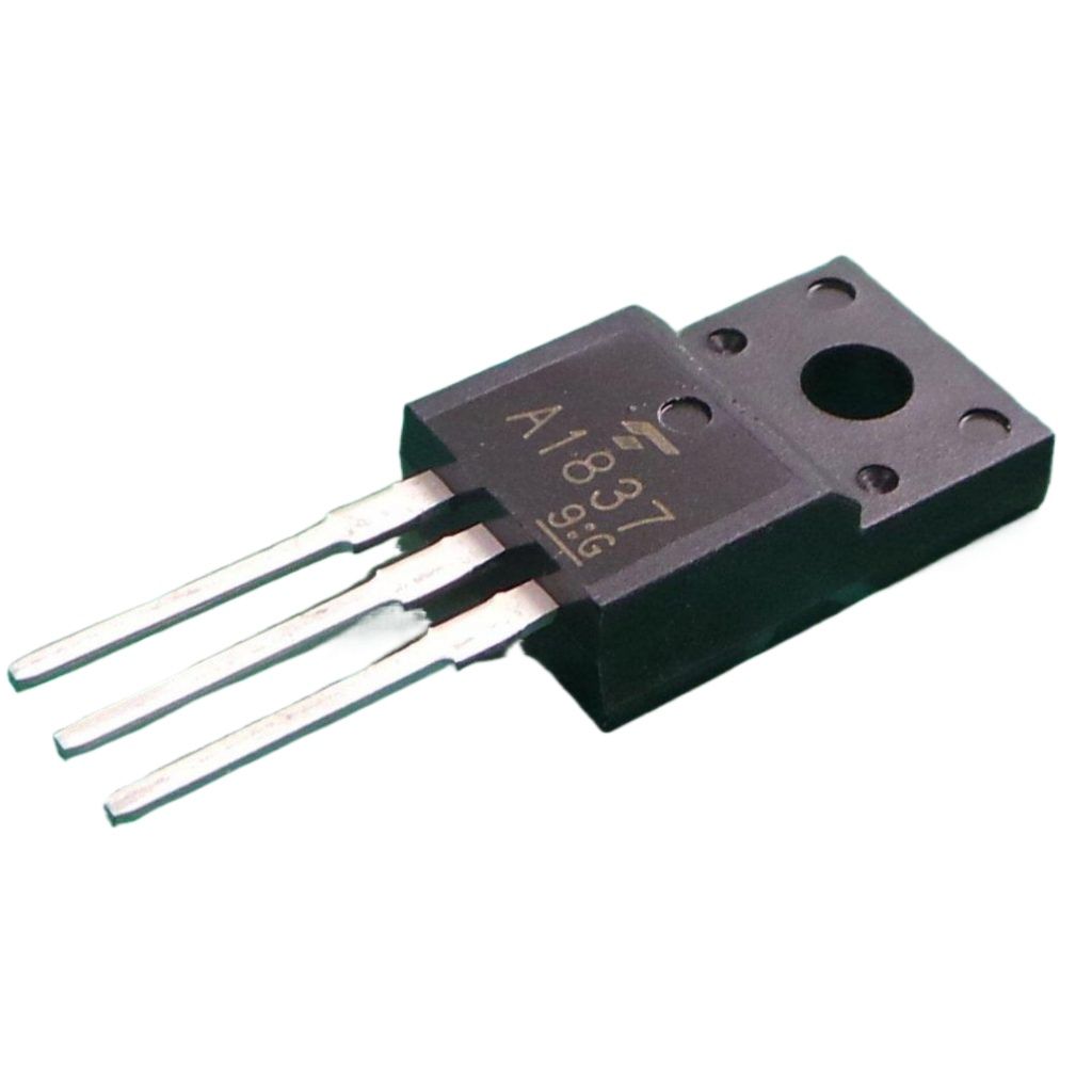 Picture of A1837 PNP Transistor 2SA1837 Transistor IC A1837 Transistor 230V 1A 20W Audio Power Amplifier TO-220 Package A1837 IC 3 Pin Leads Transistors