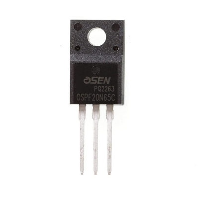 Picture of 20N65 Transistor FCPF20N65 Transistor IC FQPF20N65C IC 20A 650V 20N65 Transistor Silicon N-Channel 3 Pin Leads TO-220F 20N65 MOSFET