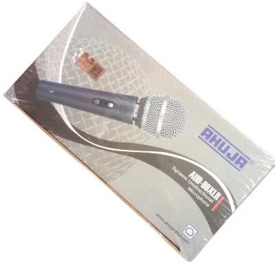 Picture of A GRADE AHUJA AUD-98XLR Professional Dynamic Unidirectional Microphone 3 Pin Wired Unidirectional Dynamic Corded Microphone Neodymium Cartridge Excellent Intelligibility