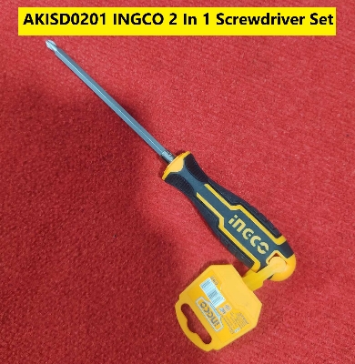 Picture of AKISD0201 ING-CO 2 In 1 Screwdriver Set Tools Sets Standard Star Screwdriver PH2 & Flat Minus SL6 Screwdriver