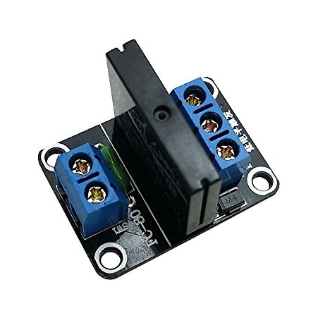 Picture of 1 Channel 5V Module Solid State Relay High Level Trigger DC-AC PCB SSR In 5VDC Out 240V AC 2A