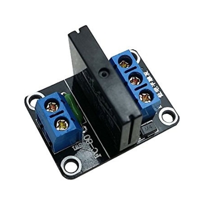 Picture of 1 Channel 5V Module Solid State Relay High Level Trigger DC-AC PCB SSR In 5VDC Out 240V AC 2A