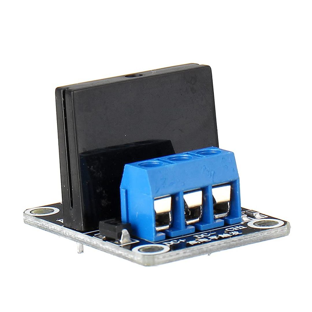 Picture of 1 Channel 5V Module Solid State Relay High Level Trigger DC-AC PCB SSR In 5VDC Out 240V AC 2A