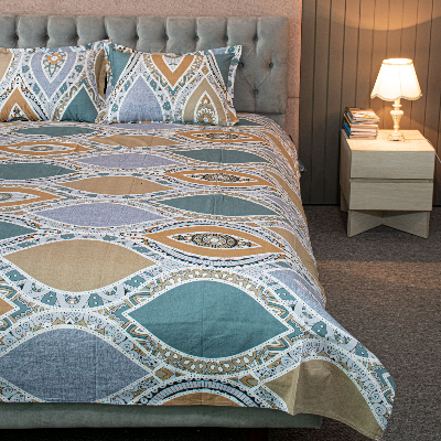 Printed Bedsheet – Golden ALLORA BDonline shop bangladeshothoba.com